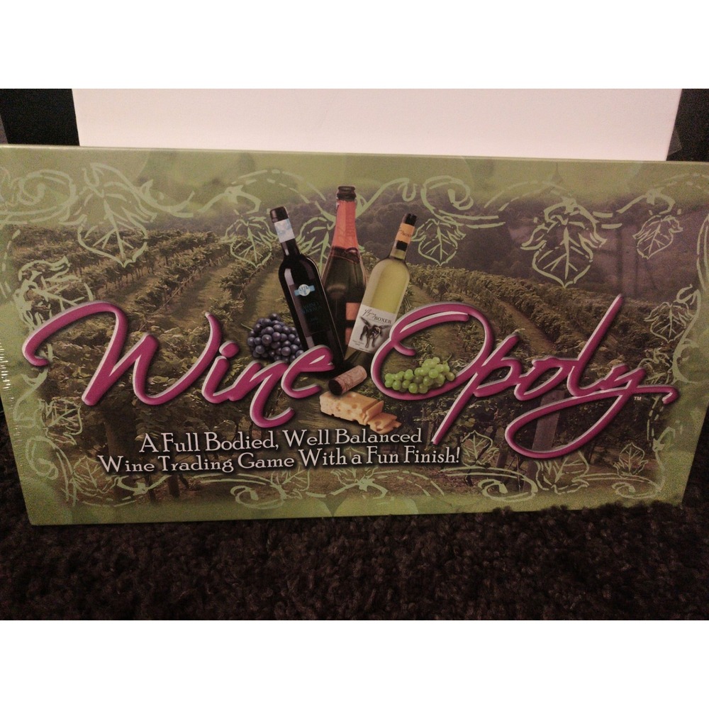 WineOpoly An Adult Wine Trading Game  Boardgame [New & Sealed]